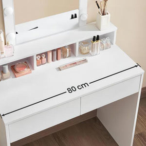 Toeletta Trucco Los Angeles Specchio Led Freddo Caldo Specchiera Makeup Cassetti