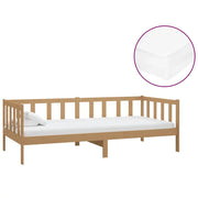 Divano letto | Sof¨¤ letto | Letto singolo con Materasso 90x200 cm ambra in Legno di Pino