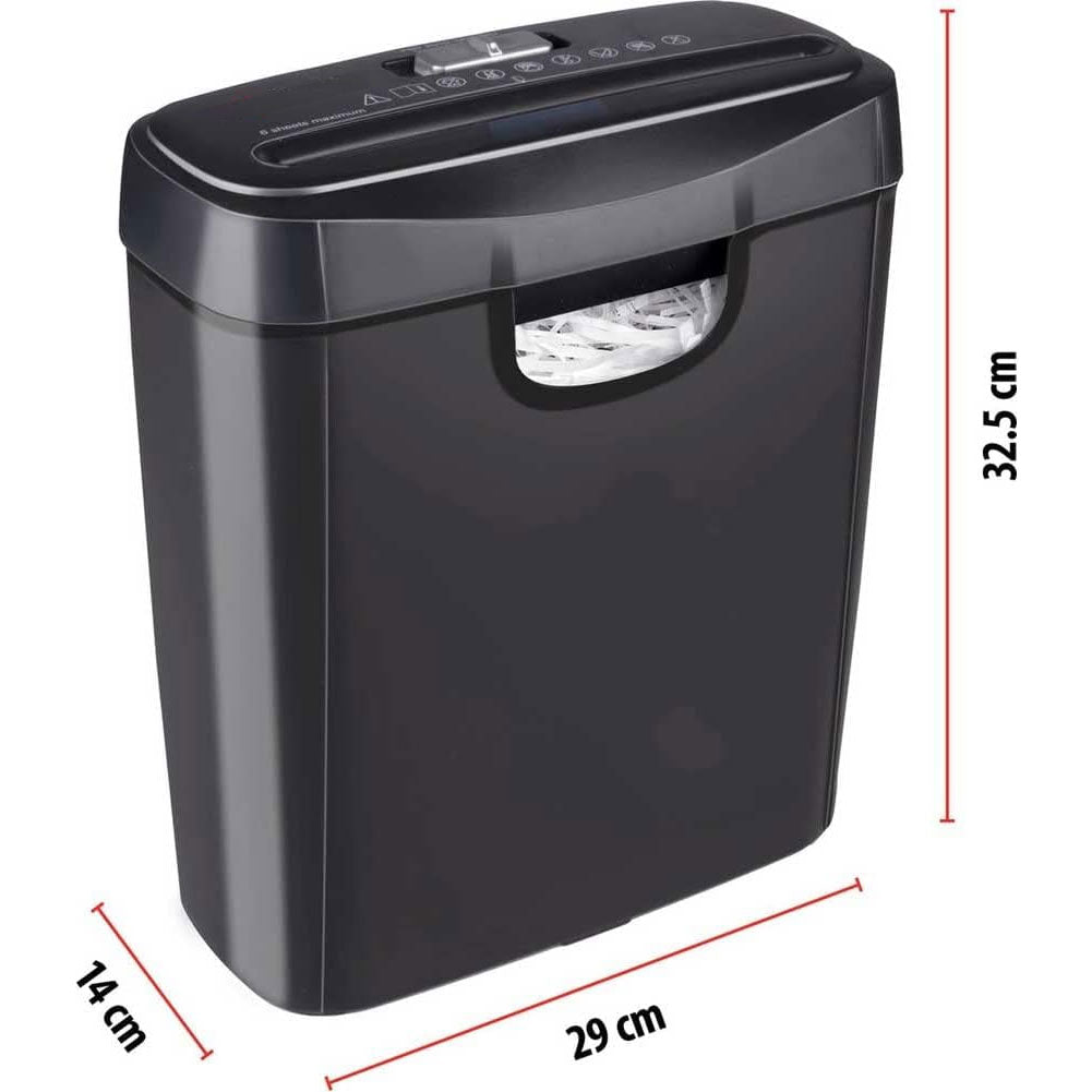 Distruggi Documenti Trita Carte Elettrico Scrivania Fogli A4 Carte Credito 10Lt