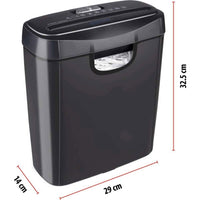 Distruggi Documenti Trita Carte Elettrico Scrivania Fogli A4 Carte Credito 10Lt