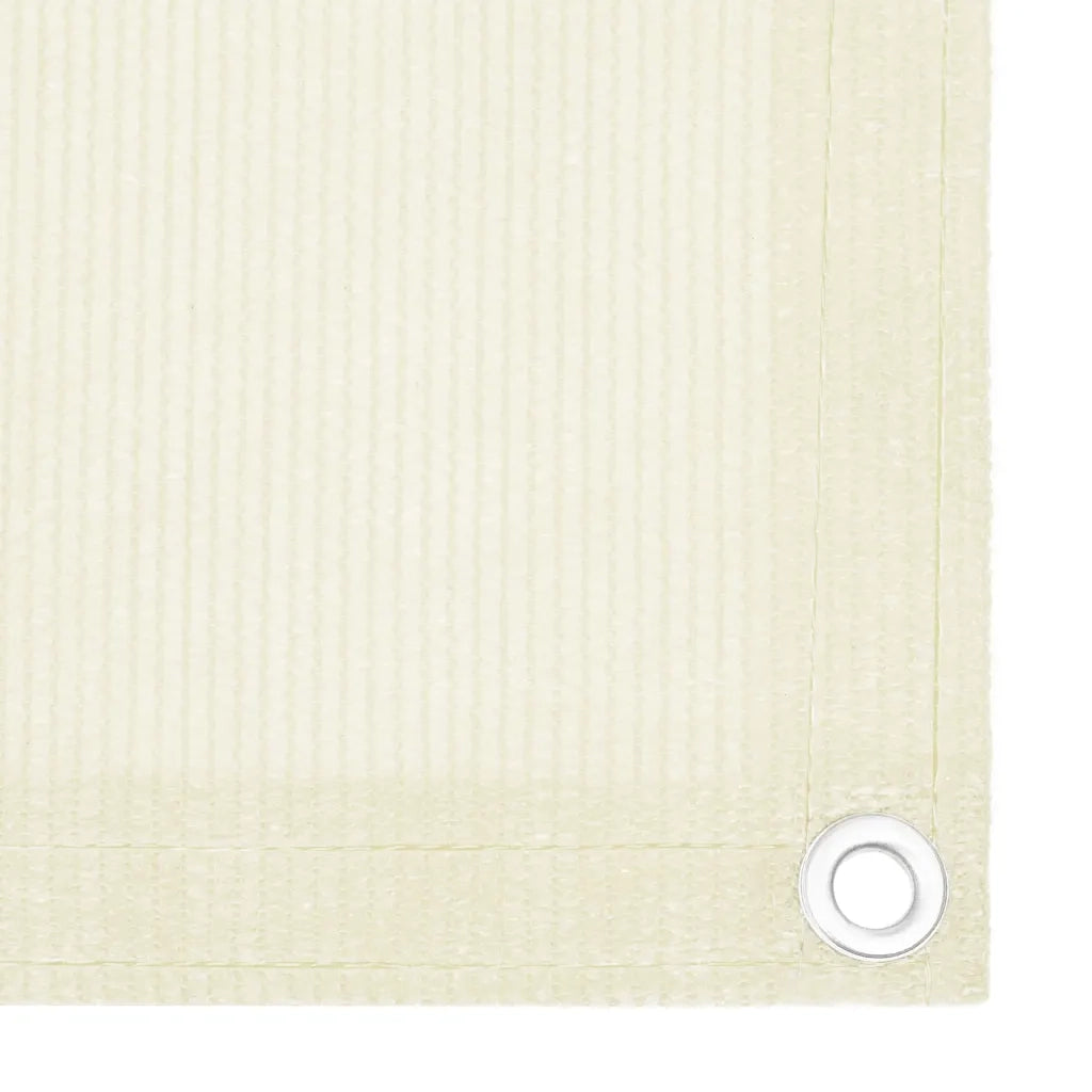 Schermo Frangivista per Balcone Crema 90x600 cm in HDPE cod mxl 66546