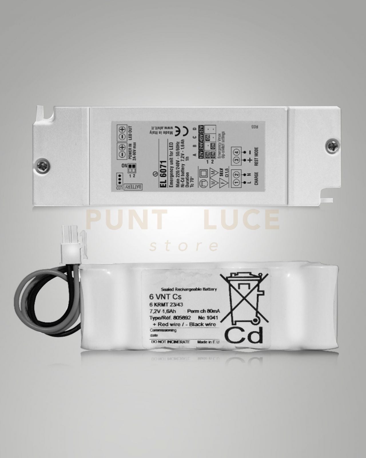 6101-50-050 KIT DRIVER LED PER EMERGENZA 3H NO DALI