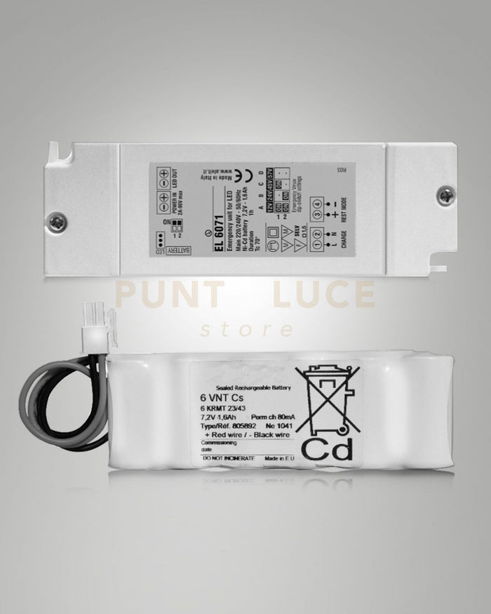 6101-50-050 KIT DRIVER LED PER EMERGENZA 3H NO DALI