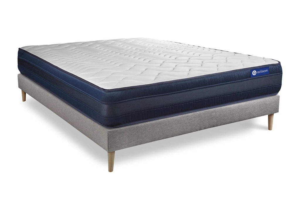 Kit rete e materasso Actiflex tech 130x210cm - Spessore : 24cm - Molle insacchettate e memory foam- molto rigido