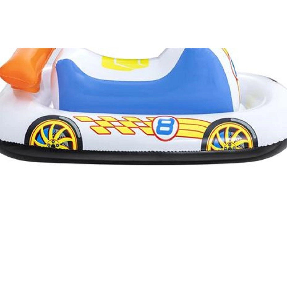 Trade Shop - Cavalcabile Auto Sportiva 110x75cm Galleggiante Piscina Spiaggia Gonfiabile 41480 -