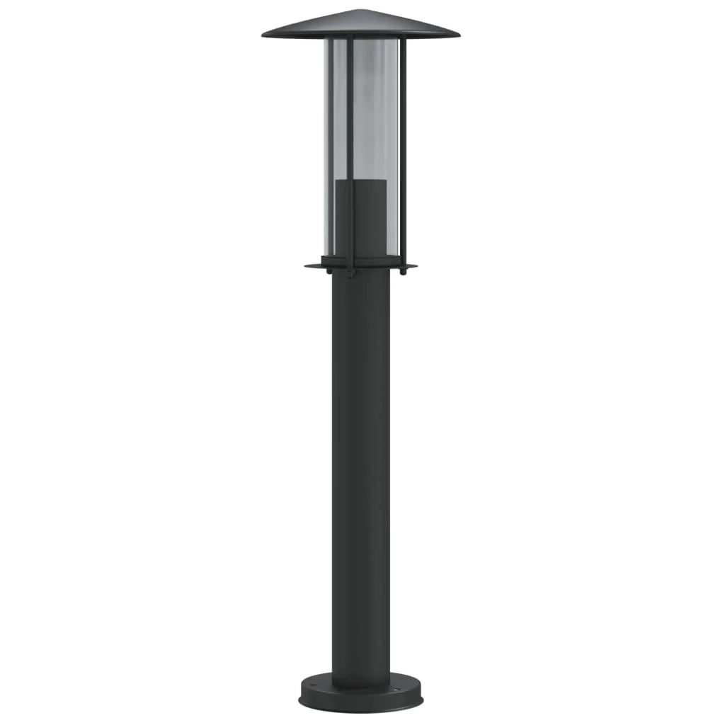 Lampada da terra per esterni 60 cm acciaio inox nero 02_0042510