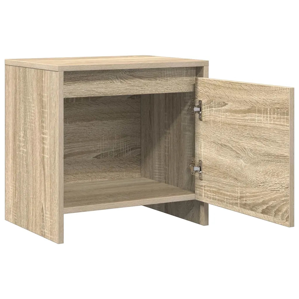 Comodini 2 pz Rovere Sonoma 45x34x44,5 cm in Truciolato 809870