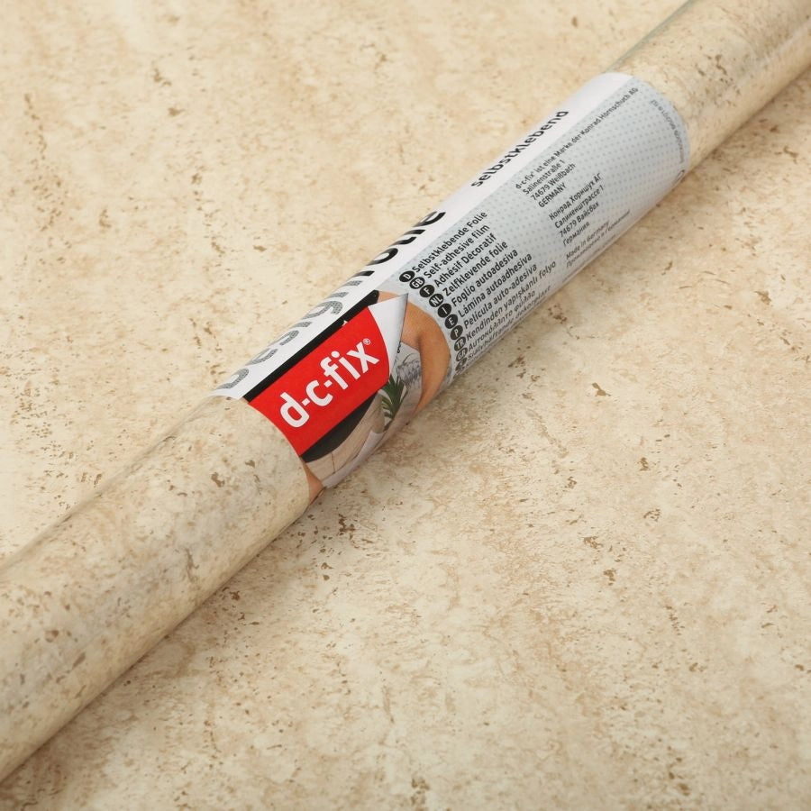 PLASTICA ADESIVA MARMO BEIGE CHIARO DC FIX MINI 45X200
