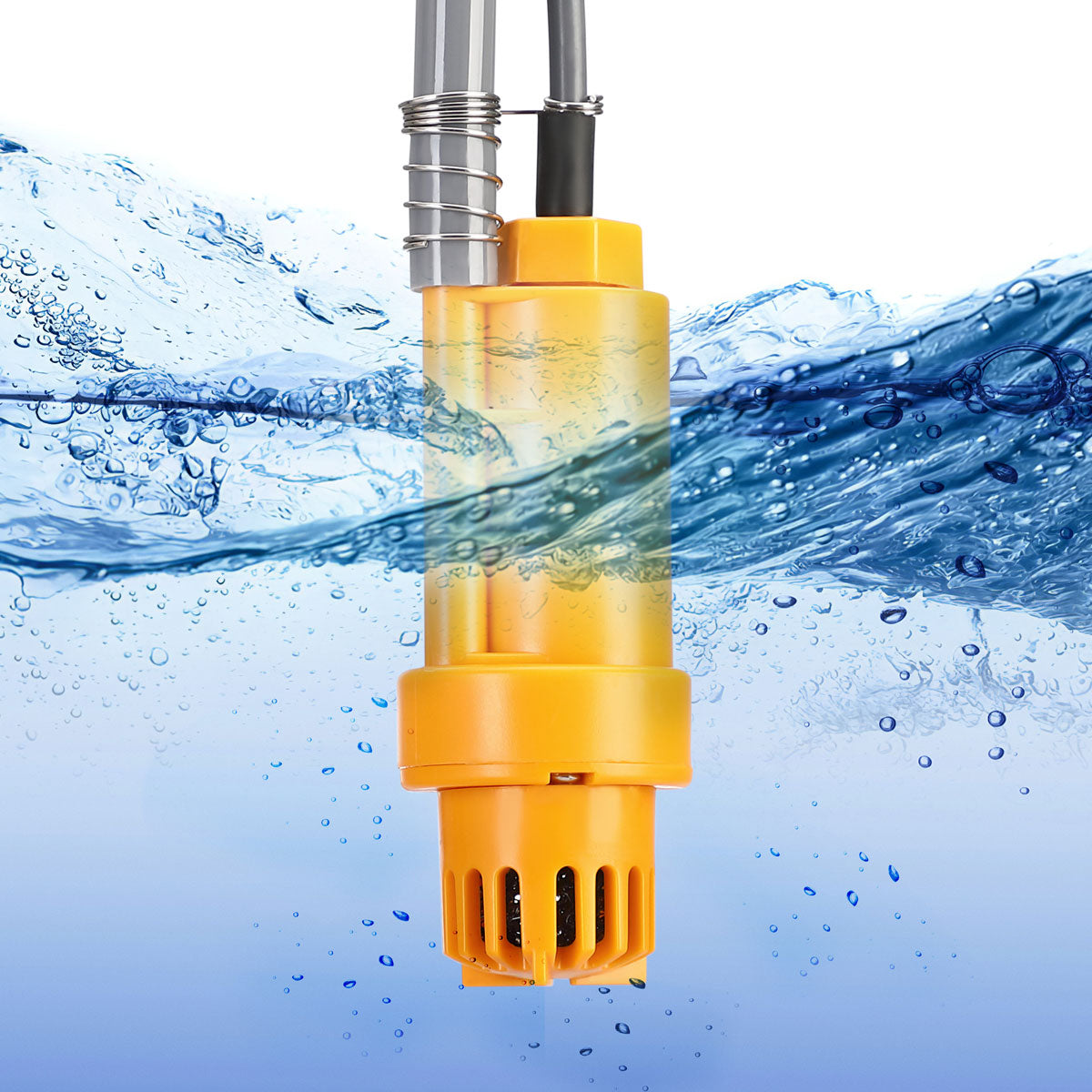 Doccia da Campeggio 12V Cavo Alimentazione 5m Lavaggio Auto con pompa Immersione