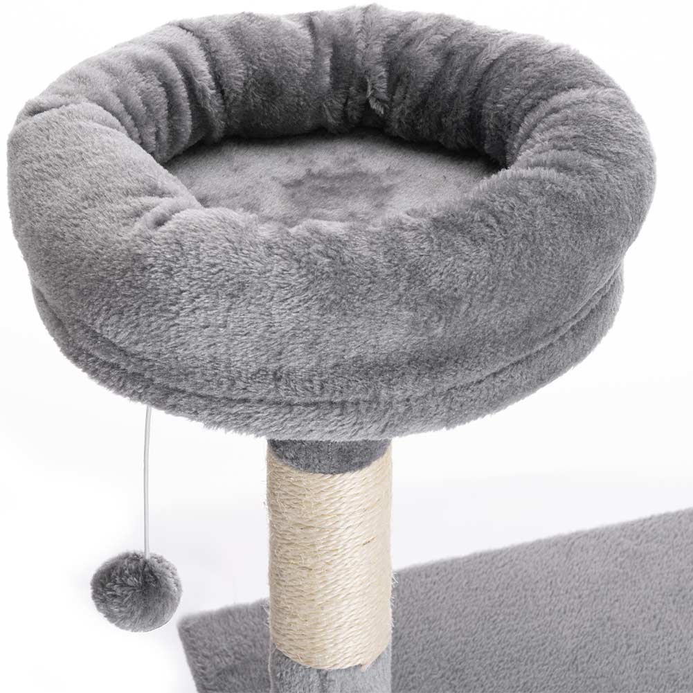 Tiragraffi Gioco Gatti Albero Rifugio Graffiatoio 5Piani 1Palla 1Cuccia Coperta Felini