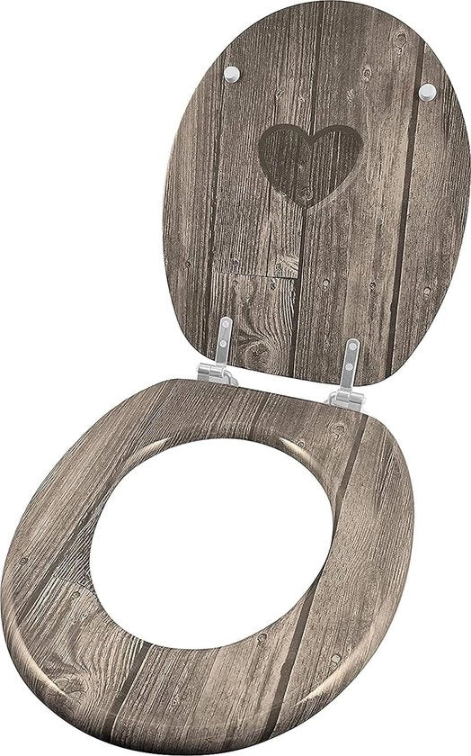 meccanismo di chiusura per wc - coperchio wc con chiusura rapida per una facile pulizia, coperchio wc in duroplasto