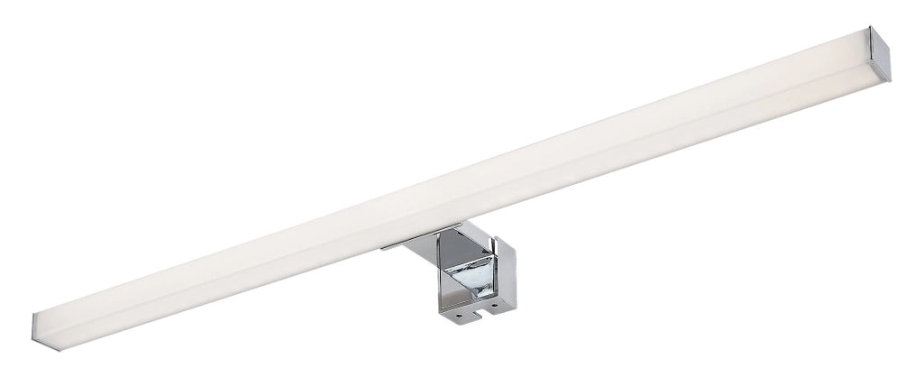 Applique bagno LED integrato Oliro cromo IP44 Rabalux