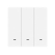 Telecomando Interruttore Protocollo ZigBee 3.0, 3 Tasti, TUYA, Smart Life 3V Con Pile CR2032, Bianco