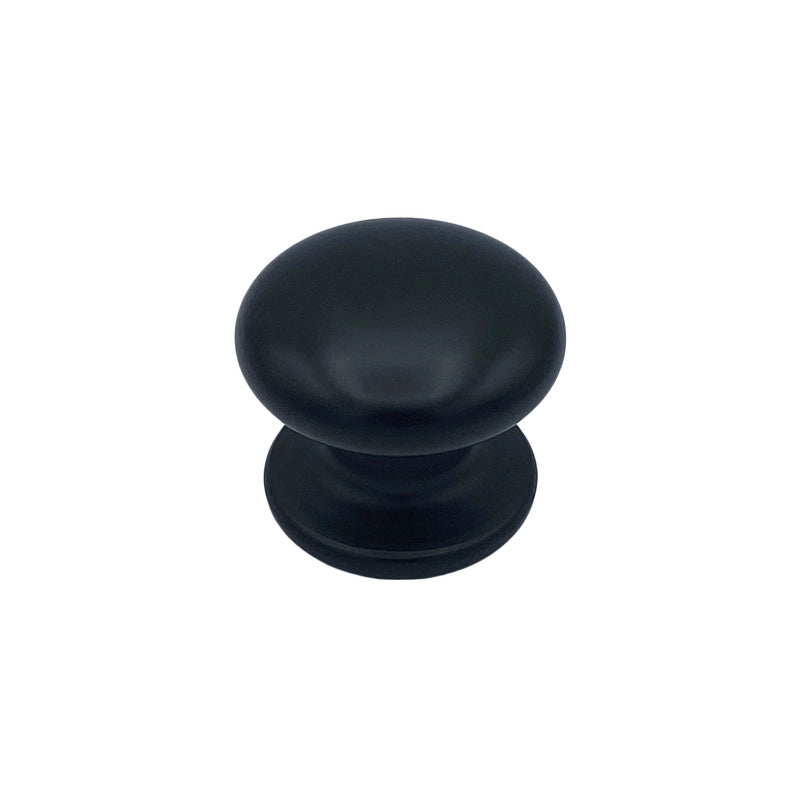 Pomolo fisso per porta SAGUATTI 173/70ZB in alluminio nero opaco