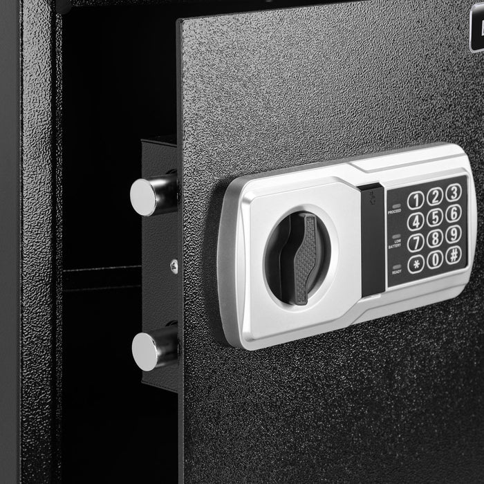 Cassaforte Elettronica di sicurezza 40x35x40cm Porta documenti Valori Casa Hotel