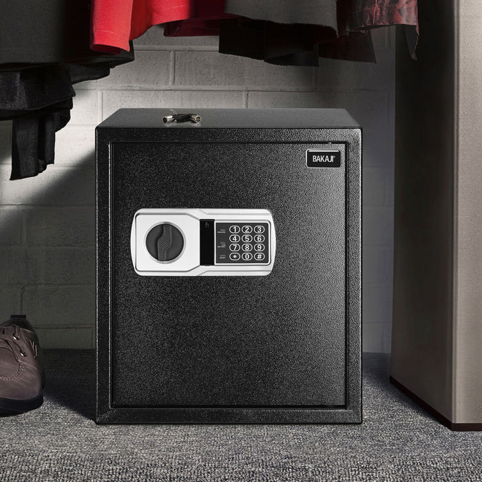 Cassaforte Elettronica di sicurezza 40x35x40cm Porta documenti Valori Casa Hotel