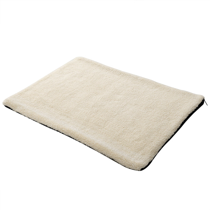 Trasportino per Animali Domestici Taglia S Gabbia Pieghevole Cani e Gatti Beige