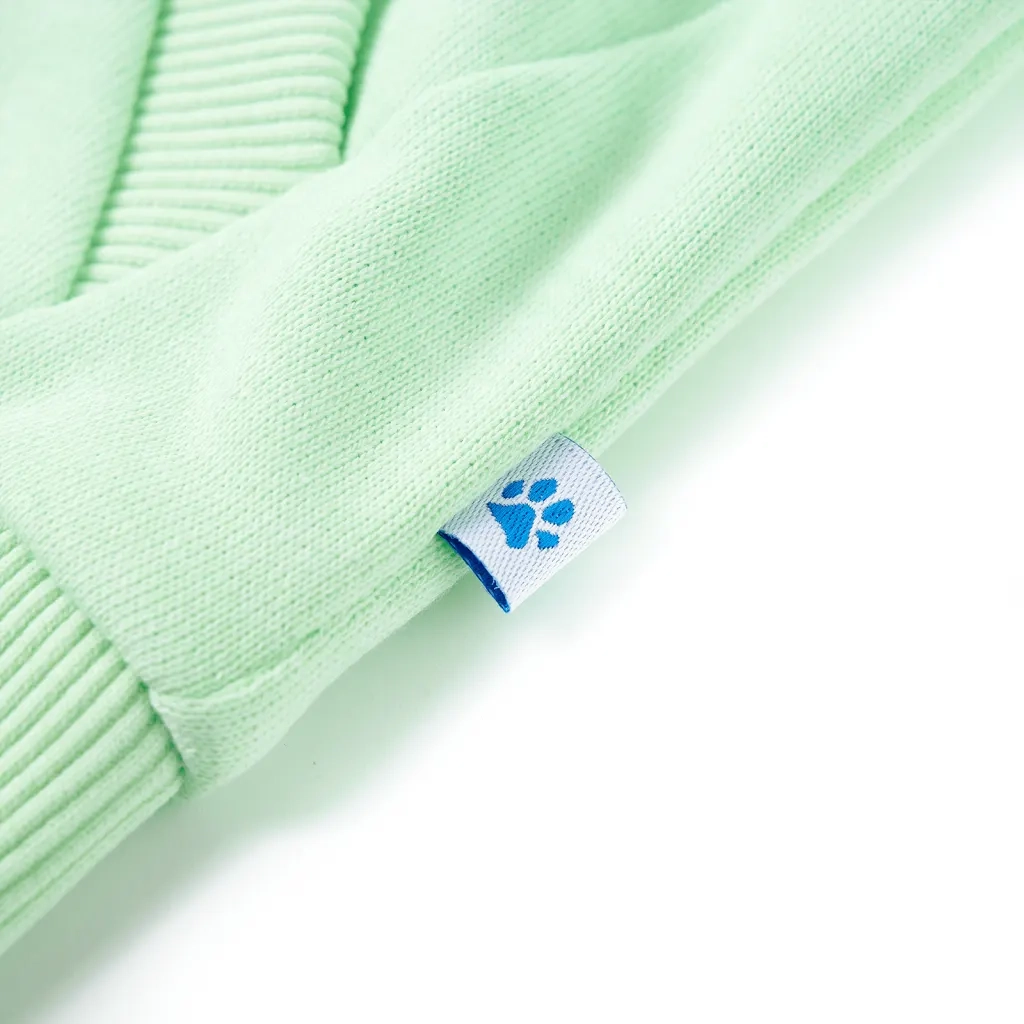 Felpa con Cappuccio e Cerniera per Bambini Verde Brillante 104