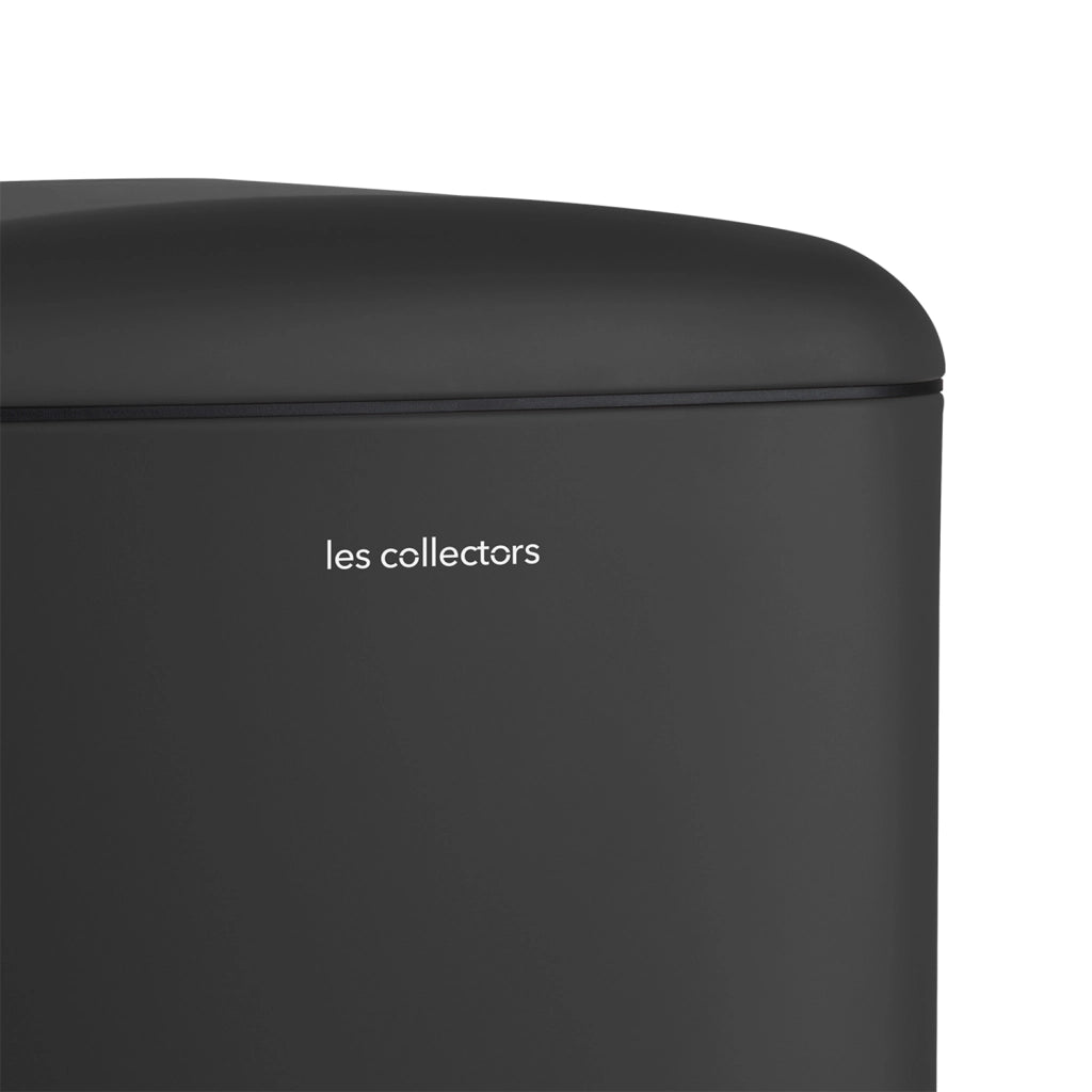 Les Collectors Pattumiera da cucina a pedale in acciaio inox N°531, capacità 20 L, grigio antracite