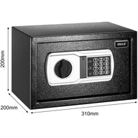 Cassaforte a Muro Numerica Digitale Elettronica 31x20x20 cm Sicurezza Casa Hotel