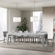 Tavolo allungabile 200/304x90 cm Naxy Premium colore cemento