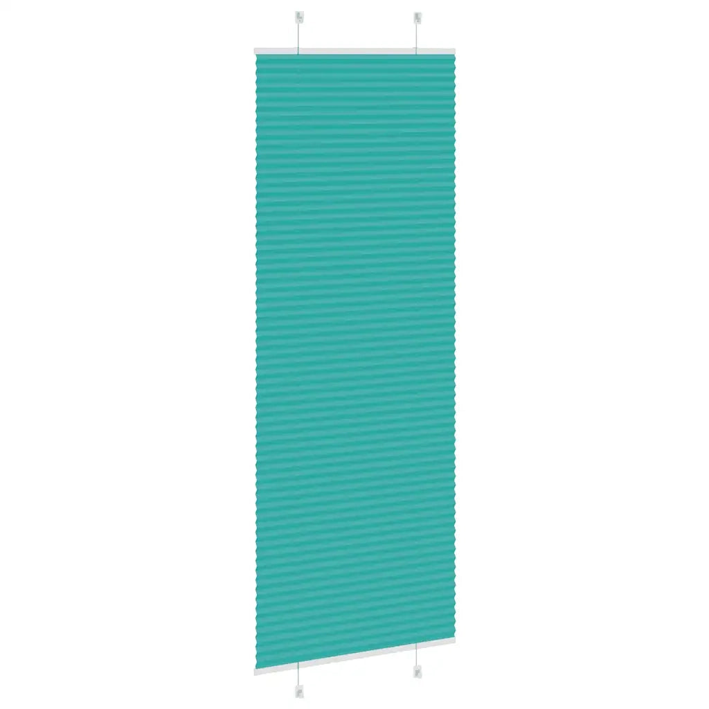 Tenda Plissettata Verde petrolio 75x200 cm Larghezza Tessuto 4015410