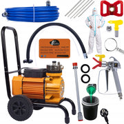 Set di Verniciatura Rosfix Strong Orange Storm SOS03 – Motore 3500W, Pompa Acciaio Inox, Sicurezza e Comfort