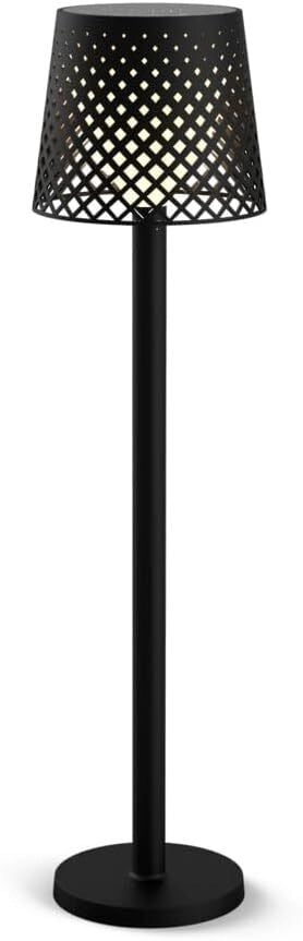 NewGarden LUMGRE080NXSWNW Greta Lampada Solare LED da Esterno 5 in 1 IP65 80 lm 3000K ricarica USB colore Nero