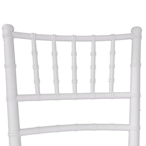 Sedia Chiavarina bianca in resina