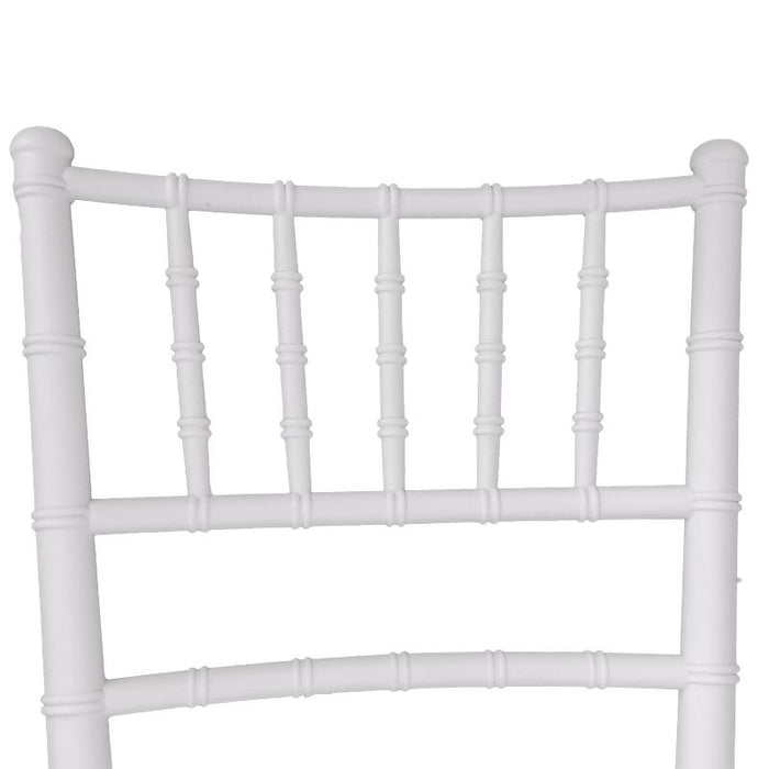 Sedia Chiavarina bianca in resina