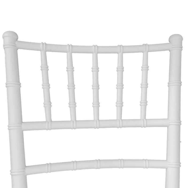 Sedia Chiavarina bianca in resina