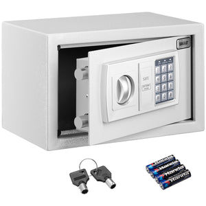 Cassaforte Digitale a Muro Cassetta Sicurezza Elettronica 31x20x20cm Casa Hotel