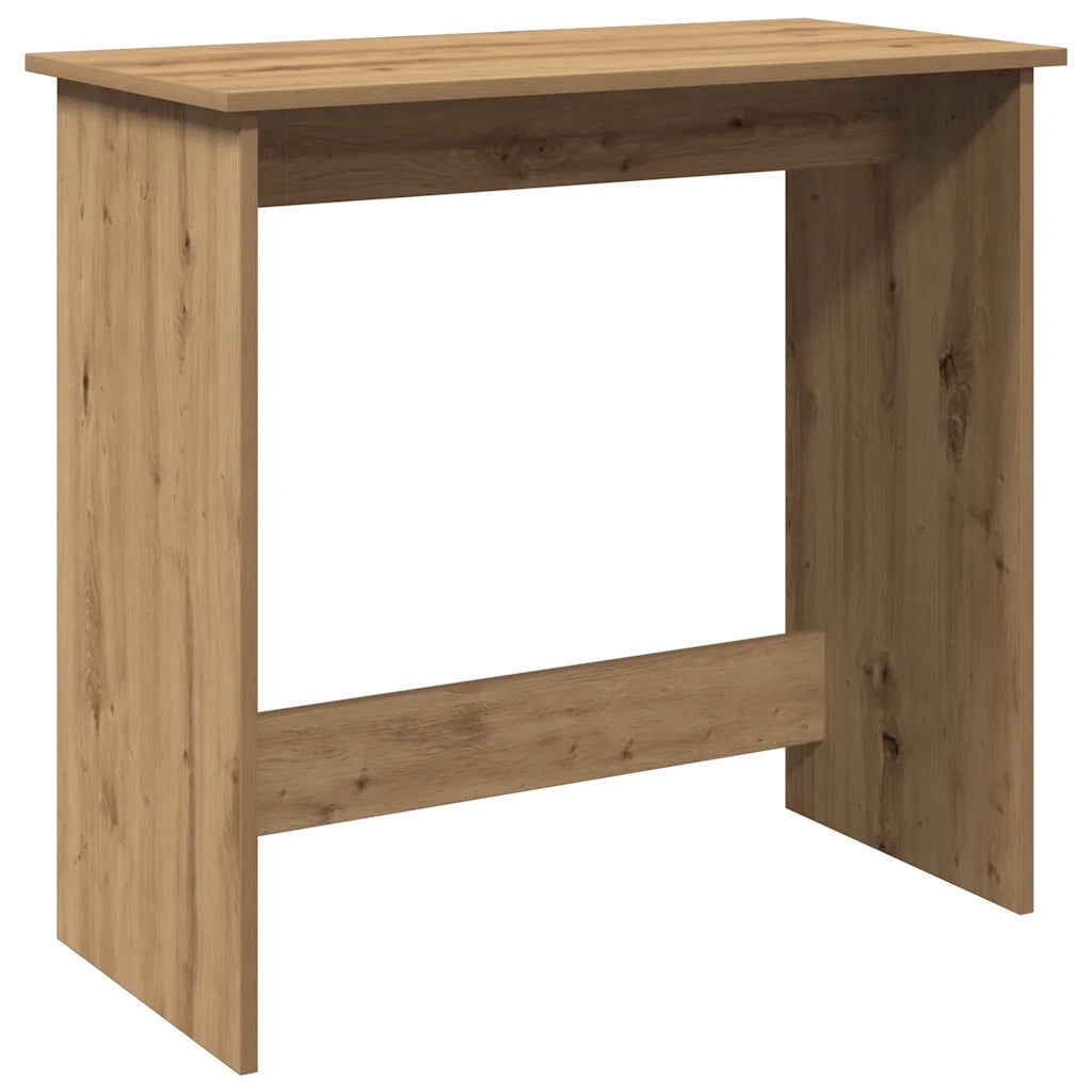 Scrivania | Tavolo da Ufficio Rovere Artigianale 80x40x75 cm in Legno Multistrato