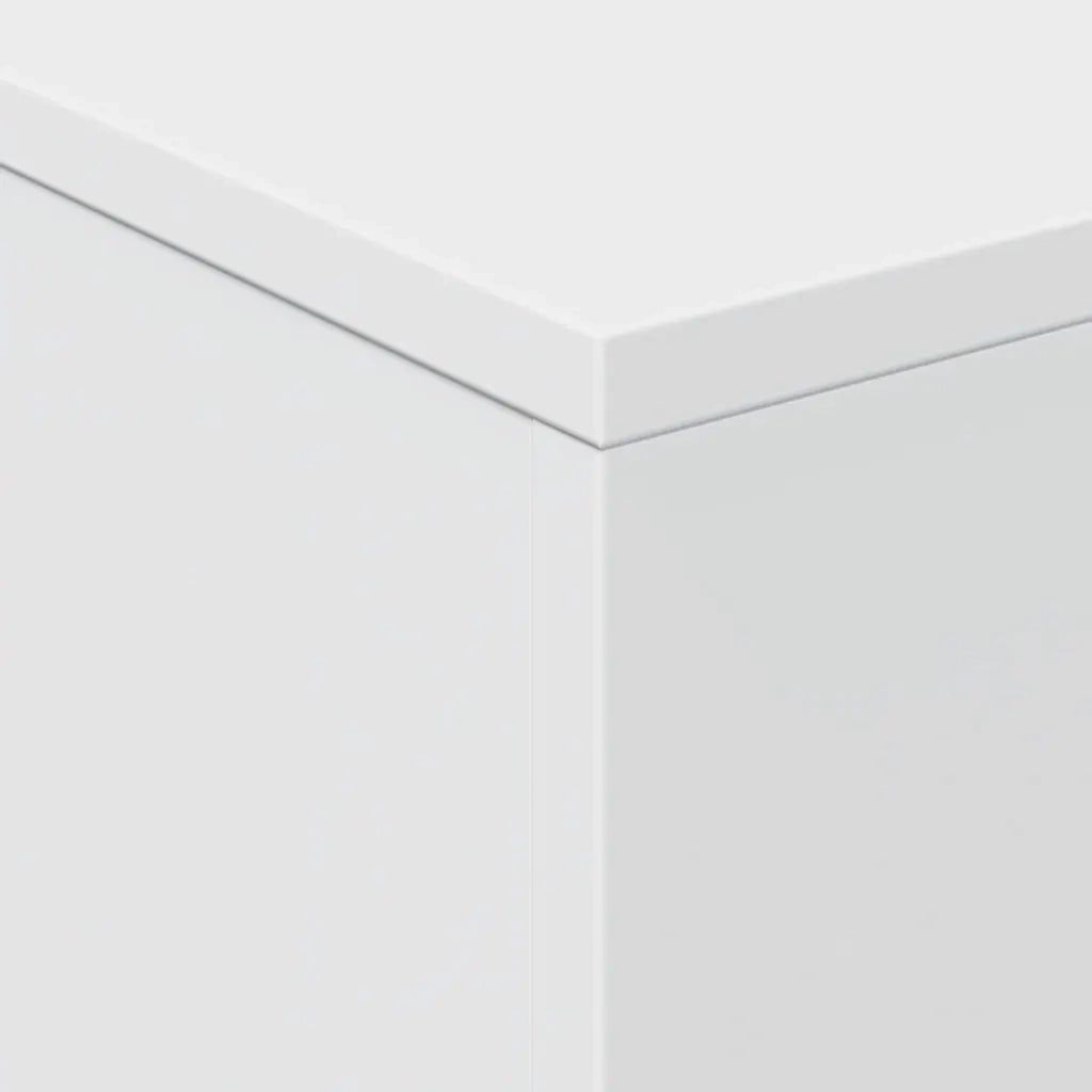 Tavolino da Salotto con Luci LED Bianco 50x50x40 cm 839868