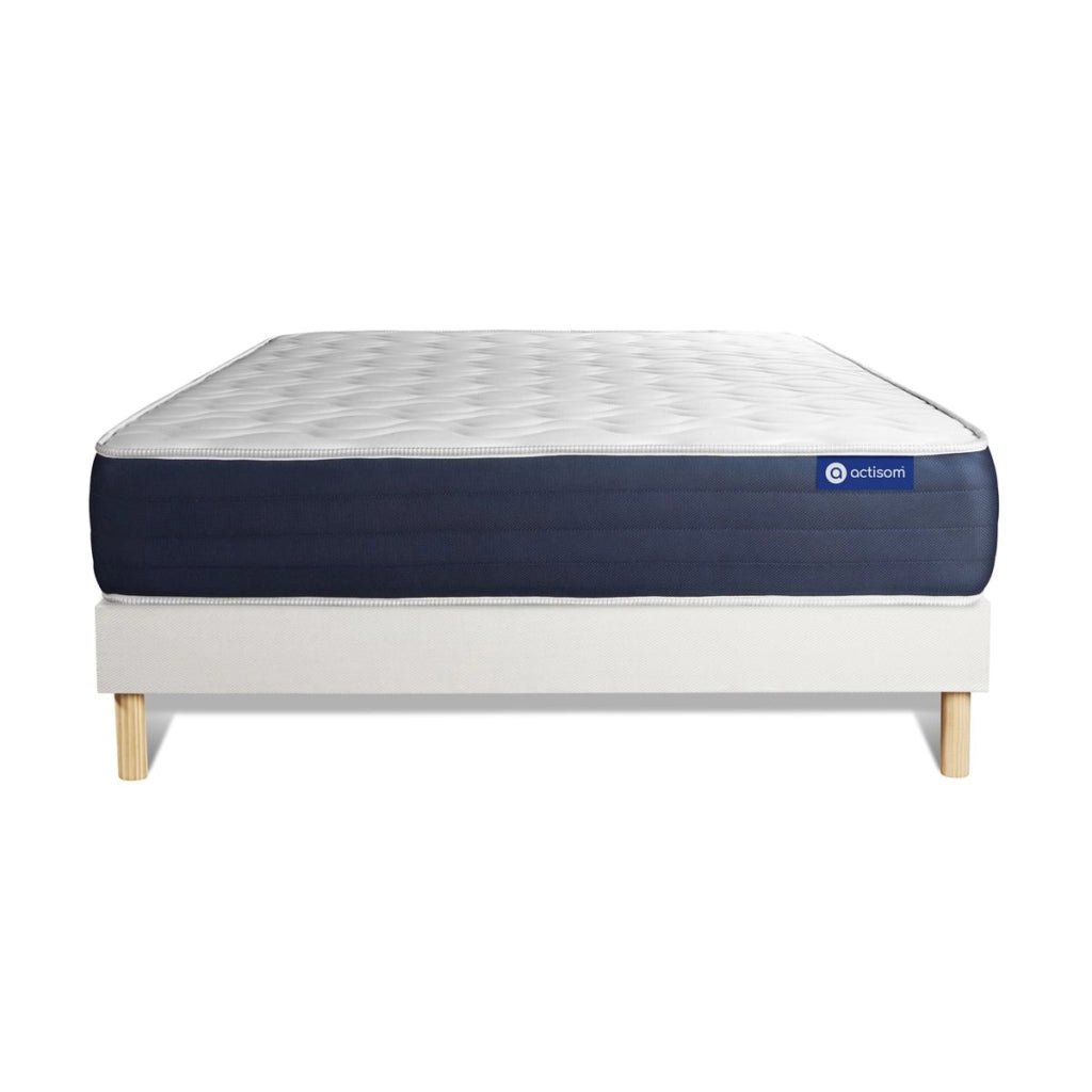 Kit rete e materasso matrimoniale Actimemo sleep 150x190cm - Spessore : 22cm- memory foam - Bilanciato -