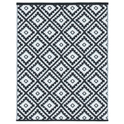IDMarket - Tappeto per esterni BAHAMAS nero 270 x 470 CM