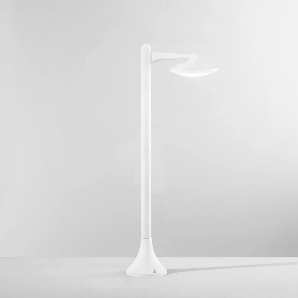 PALETTO LED ALYSON NERO 12W 1300LM 4000K IP44 28X91CM IN ALLUMINIO