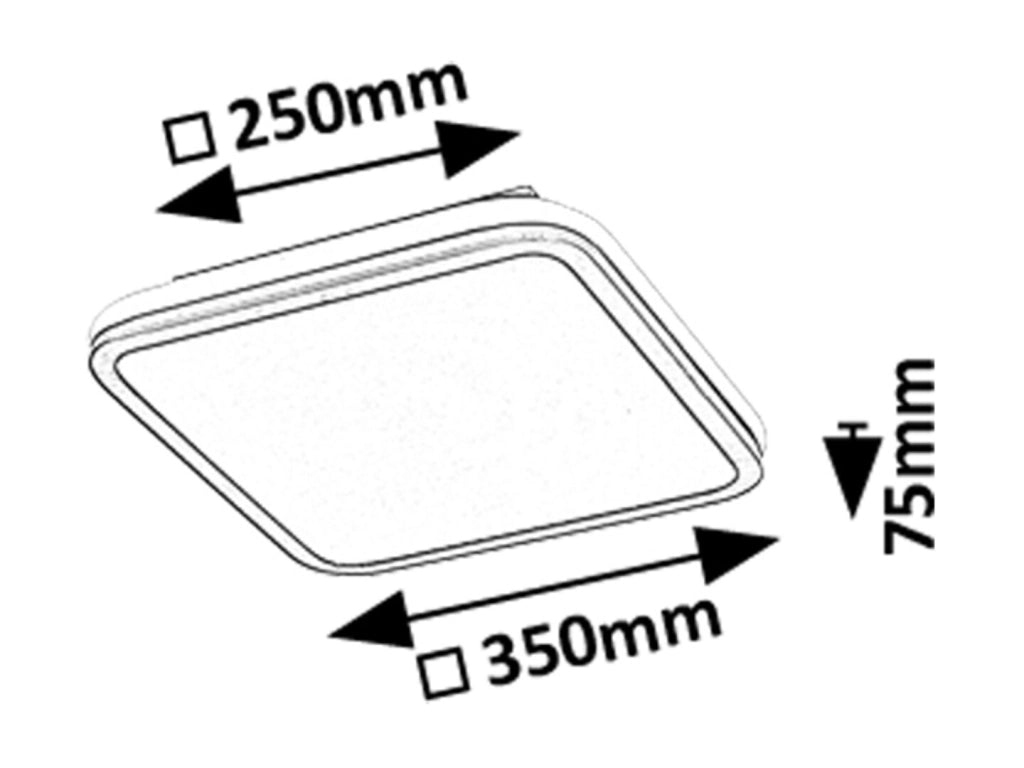 Plafoniera LED Rabalux Serkan 35cm 43W RGB dimmerabile