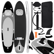 Set Tavola SUP Gonfiabile Nera 360x81x10 cm cod mxl 59848