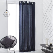 Tenda con occhielli TODAY - 140x240 cm - 100% cotone - Blu scuro