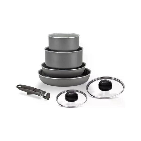 Batteria pentole alluflon moneta 00996532 melodia grigio