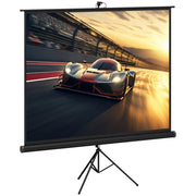 Schermo Proiezione 100 Pollici ¨C zephmum ¨C Supporto Treppiede Regolabile 4K HD 4:3