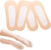 Sokkini senza mostrare - 4 paia | Calze da donna bassi con taglio a strisce antiscivolo in silicone per sneakers, stivali a tacchi alti e loafers