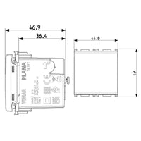 Torcia di emergenza Vimar Plana ausiliaria e comandabile 2 moduli 14397
