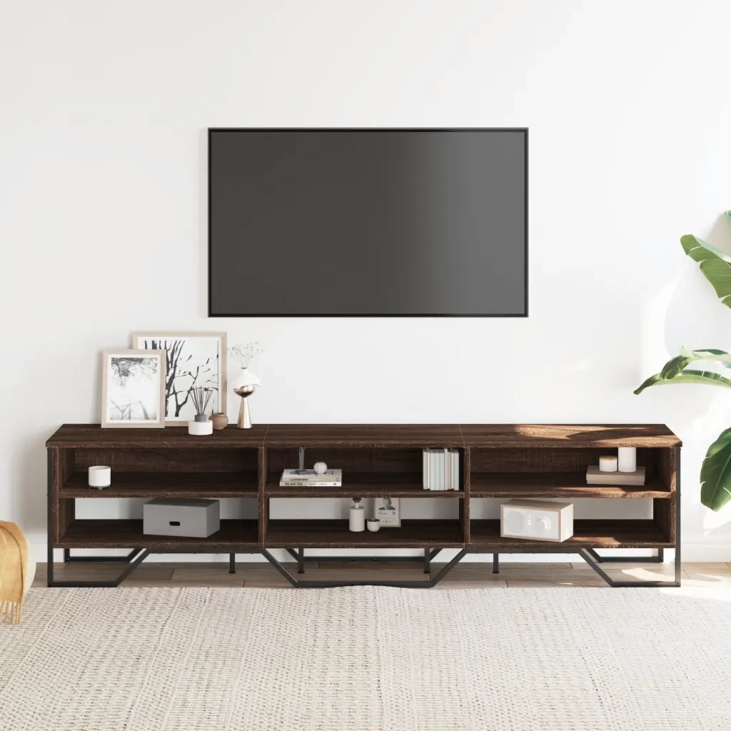 Mobile TV | Armadietto TV | Mobile Porta TV Rovere Marrone 180x34x41cm in Legno Multistrato