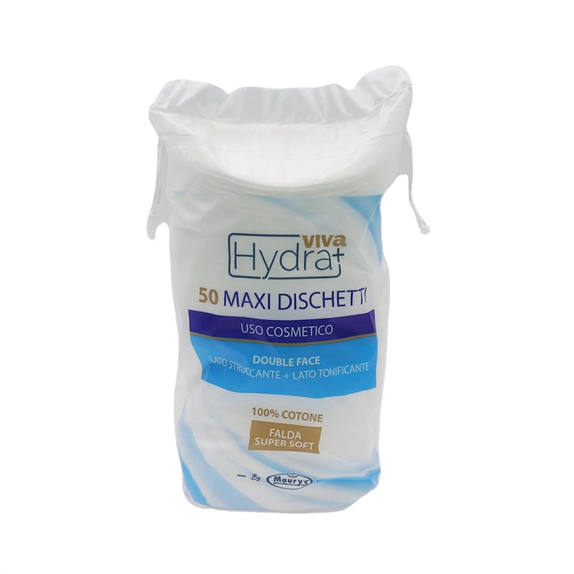HYDRA VIVA+ COTTON DISC OVALI IN CONFEZIONE DA 50 PEZZI