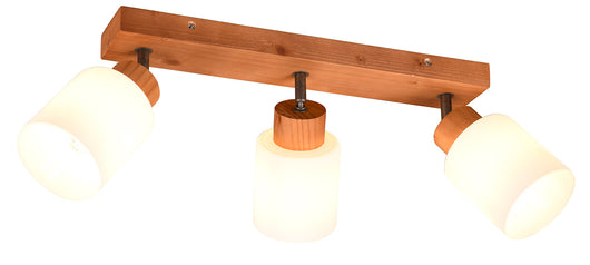 Plafoniera da Interno Attacco E14 in Legno naturale Naturale