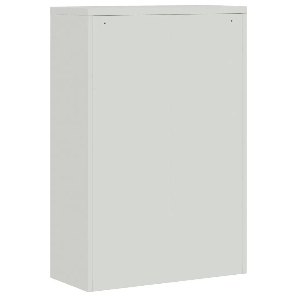 Armadio per Ufficio 90x40x140 cm in Acciaio Grigio CFW5116613