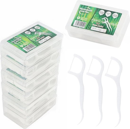 Flosstick per Denti con Design a Y - 300 Pezzi Flessi da Sostituzione