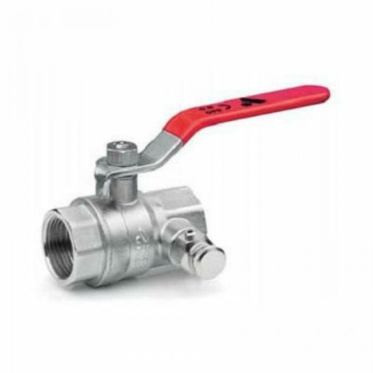 Valvola a leva con spurgo f/f d. 3/4  b07wn6sdww